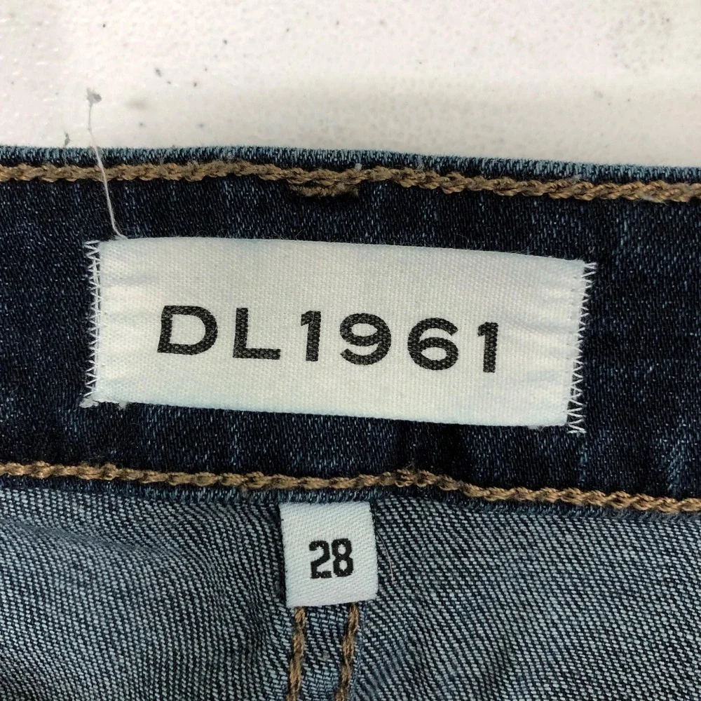 DL1961 Danny Jeans Womens 28 Dark Wash Super Model Mid Rise Skinny Stretch Denim